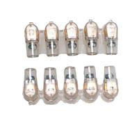 A2ZWORLD, Lot de 2 pinces unipolaires de 5 pièces, section disponible 2,5/4/6/10 mm², isolation transparente pour câbles électriques (section 2,5 mm²)