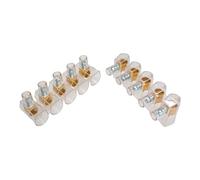 A2ZWORLD, Lot de 2 pinces unipolaires de 5 pièces, section disponible 2,5/4/6/10 mm², isolation transparente pour câbles électriques (section 10 mm²)