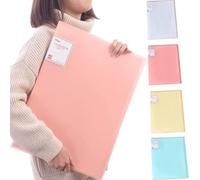 A3 30 Pages Livre de Stockage de Peinture au Diamant, Couverture Transparente étanche, Livre de Présentation Diamant Painting, Livre de Rangement Diamond Painting Portfolio A3 30 Pages, Pink