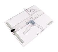 A3 Drawing Board Portable Graphic Architectural Sketch Board with Parallel Motion Sliding Ruler Drawing Board Drafting Table