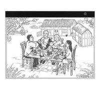 A3 LED Light Box Tracer Alimenté par USB Tracer Panneau Lumineux Réglable Luminosité 3 Niveaux G