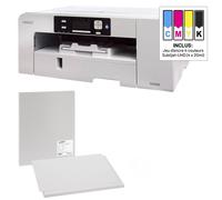 A3 Virtuoso SG1000 pour transfert + jeu d'encre 4 couleurs Sublijet-UHD (4 x 20ml) + papier A3 (100 feuilles)