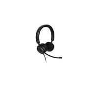 Snom Casque arceau avec fil A310D Bureau/Centre d'appels Noir