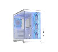 A32 PLUS - Boîtier ATX - panneau latéral fenêtré (verre trempé) - pas d'alimentation (ATX) - blanc - USB/Audio