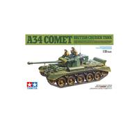 Tamiya Kit plastique Panzer Comet A34 – Réplique fidèle de modélisme, assemblage non peint