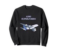 A380 Super Jumbo T-Shirt Avion pour Adultes et Enfants Sweatshirt
