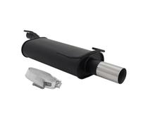 A3881e76rl ; Pot Silencieux Echappement Acier Pour Opel Kadett E Berline , Cabriolet De Type E--Cc De Sept 1984 A Fev 1993