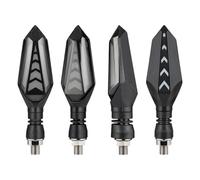 A3EXPZ Lumière Freinage Pour Moto, Lumière Blanche Ambre DRL | Clignotants LED Pour Moto, Lumière Blanche Ambre DRL, Flèches LED Séquentielles, 12 V, 10 Mm, Pour Hayabusa GSX1300R GSX250R