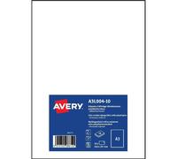 Avery Étiquettes d'affichage A3L004-10 – Pack de 10 en polyéthylène A3 420 x 297 mm Blanc