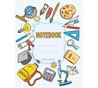 A4 10mm Squared Maths Exercise Book - 100 Pages: Perfect for Primary School Children | Ideal for Maths Practice, Graph Work, Number Alignment, Homework & Classroom Learning