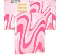 A4 2-In-1 Folder With Block Door,Document Storage,Bristol File,3 Rings,40 Mm Spine For Storing,Filing (Wavy)