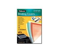 Fellowes - A4 (210 x 297 mm) - 200 micromètres - rouge - 100 unités couverture à reliure PVC Rouge