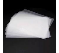 A4 A3 DTF Transfer Film Paper 100 feuilles Clear Double Side Adhesive Pet Film Compatible avec transfert direct sur les sacs T-shirts compatibles avec des projets de bricolage(A4 100pcs Single Sid)