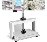 A4 A3 Reliure De Livre Presse Machine Manuelle Papier Plat Relieur Livre Aplatissement Machine à Pincer 3306lbs Pression Bureau école Outils pour Documents Timbres Billets De Banque, A3