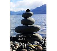 A4 Address Book: Large Address & Birthdays Book A-Z Tabs Printed for Seniors, Ocean Theme