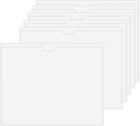 A4 Adhesive Label Holder-6 Pieces Card Sleeves With Opening On The Top,Horizontal Style,A4 Plastic Pocket To Protect Your Cards (Inner Size: 21 X 29.7 Cm)