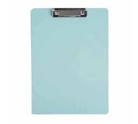 A4 Clipboard Thickened Sturdy Durable Desktop Document Holder Writing Board for School Office Plastic Material Lightweight (Light Green)