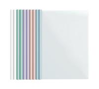 A4 Couverture de Rapports 10 Feuilles Dossier Coulissante Transparent A4 Dossier de Fichiers Plastique Chemise de Couvertures de Rapports Chemise de Couvertures de Rapports avec Barre Coulissante (A)