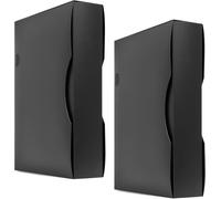 A4 Display Book With 150 Pockets,300 Pages Per Side,Storage Folder With Plastic Pockets,Black (2 Pack)