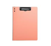 A4 fichier dossier presse-papiers bloc-notes mémo pince Double planche trombones Test papier organisateur fournitures scolaires bureau papeterie(Pink)