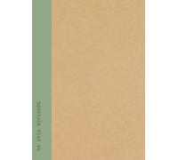 A4 Grid Notebook: Khaki Green Spine | 5mm Grid Ruled | School & College Subject Recycled Square Grid Sheets - 90 Pages Recycled Paper