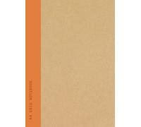 A4 Grid Notebook: Orange Spine | 5mm Grid Ruled | School & College Subject Recycled Graph Notebook - 90 Pages Recycled Paper