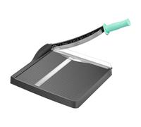 A4 Massicot Coupe Papier Manuel avec Protection de Sécurité et Verrouillage de lame, Cisaille Guillotine pour Papier Photos Carton, Professionnel Coupe Papier Cutter Capacité 16 Feuilles, Gris