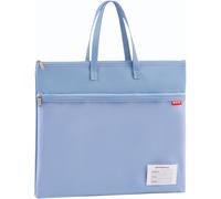 A4 Mesh Zipper Pockets Waterproof Office Supplies Travel Bags Blue