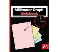 A4 Millimeter Graph Paper Notebook: Colorful Multi-Grid Layout for Math, Engineering, and Design Projects