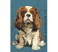 A4 Notebook 8mm: Red and White Cavalier King Charles Spaniel