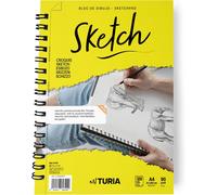 A4 Paper Sketchbook With 120 Sheets Of 90g Paper Drawing And Sketching Pad With Micro Perforations For Sketching In Pencil,Charcoal Or Pastel- (1 Pad)