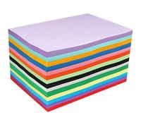 A4 papier couleur feuilles,100pcs cartonnées couleur A4 cartes colorées Papier Cartonné Coloré 210x297mm feuilles de papier origami