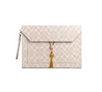 A4 Pochette en Cuir Pour Documents,Package de Fichiers,Sacoche à Documents Portable,PU Porte Documents,Organisateur de Documents,Imperméable,Unisexe,Pour le Travail et Les études (Beige, B)