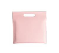 A4 Pochette en Cuir Pour Documents Portable, Sacoche à Documents Commerciaux,PU Porte Documents,Package de Fichiers,Organisateur de Documents,Imperméable,Unisexe,Travail et Les études (Rose)