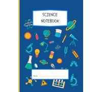 A4 Science Notebook:: Dual Science Notebook with ruled lines and Square Grid 100 Pages for Students, GCSE & A-Level Revision Notes, Lab Records, Homework, and Study Planning