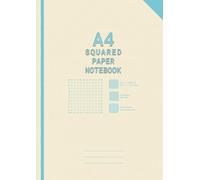 A4 Squared Paper Exercise Notebook: 5 mm Squares Grid Paper Notebook A4 | Graph Paper A4 Pad | 100 Pages, 90gsm | 5mm (5x5) Grid Ruled Note Book | ... and Math)...| Office ,School, Home , Work
