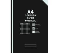 A4 Squared Paper Exercise Notebook: 7 mm Squares Grid Paper Notebook A4 | Graph Paper A4 Pad | 100 Pages, 90gsm | 7mm (4x4) Grid Ruled Note Book | ... and Math).. | Office, School, Home, Work