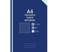 A4 Squared Paper Exercise Notebook: 7mm Squares Grid Paper Notebook A4 | Graph Paper A4 Pad | 100 Pages ,90gsm | 7 mm (4x4) Grid Ruled Note Book | ... and Math )..| Office ,School, Home, Work.