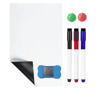 A4 Tableau Blanc Magnetique Frigo Tableau Blanc Mémo Aimanté 7pcs SET Tableau Magnetique Refrigerateur Ardoise pour Note,Planning,Message
