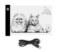 A4 Tablette Lumineuse Dessin 3 Niveaux de Luminosité Tablette Lumineuse Diamond Painting Table Lumineuse Tablette Dessin Lumineuse Tablette a Dessin