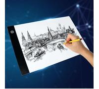 A4 Tablette Lumineuse, Ultra Mince Alimentation Luminosité Réglable Tablette De Dessin à LED, Pour Dessin, Calligraphie,
