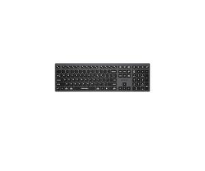 A4 Tech Fbx50C Clavier rechargeable Bluetooth + 2,4 G Fn-Mm Kb Noir/gris