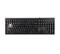 A4 Tech KM-720 (F) Clavier multimédia turc FN résistant à l'eau 2,3 cm Design léger Hauteur réglable Noir