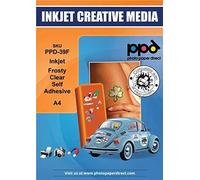 A4 X 20 Autocollants Premium Semi-Transparent/Translucide, Personnalisé, Impression Jet D'Encre, Etiquettes Bouteilles Et Bocaux -39F-20