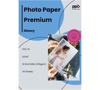 A4 X 50 Feuilles Papier Photo Super Premium Brillant 280G Jet D' Encre, Séchage Rapide, Microporeux, Résistant À L'Eau -15-50