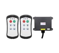 A400 télécommande industrielle levage hydraulique 4 boutons contrôleur Radio de grue à vitesse unique(Green,DC 12-24V)