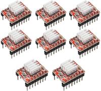 A4988 Stepper Motor Driver Module with Heatsink,Suitable for 3D Printer Parts 8 Pack