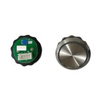 A4J13868 A4 A4 A4N13869 Bouton poussoir rond en acier inoxydable pour ascenseur Surface plate Pièces de rechange DC24 V Lumière bleue