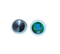 A4J43675 A4N43676 Bouton poussoir d'ascenseur en acier inoxydable Concave Lumière bleue 24 V