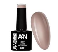 A4N Vernis à ongles UV Shellac basique, couleurs brillantes, très bien couvrant, Shellac n° 97, 10 ml